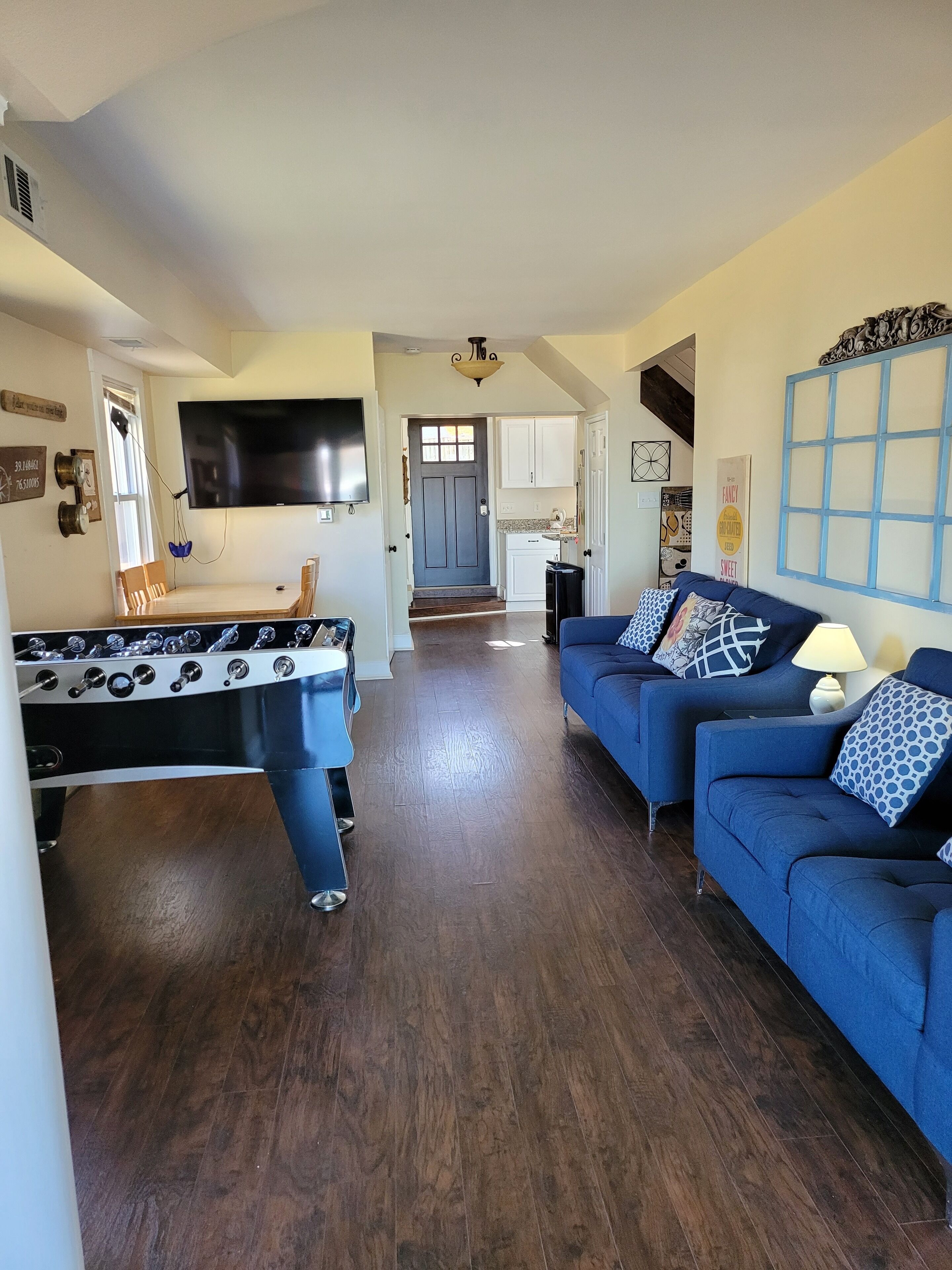 Want to get away? Staying with us. Very relaxing.