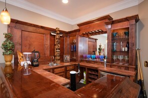Fridge, microwave, oven, stovetop - Cherrywood Ranch: Elegant Wedding Venue • Mountain Views & Resort-Style Pool (Toccoa)