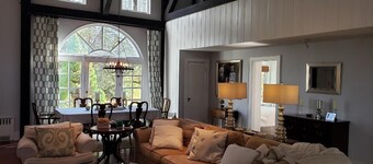 Charming, light filled home with privacy, character and style.