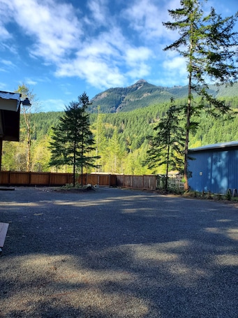 Property grounds. RV Flat Lot- Tatoosh Timbers - No Bedroom or Bathroom RV Lot only.