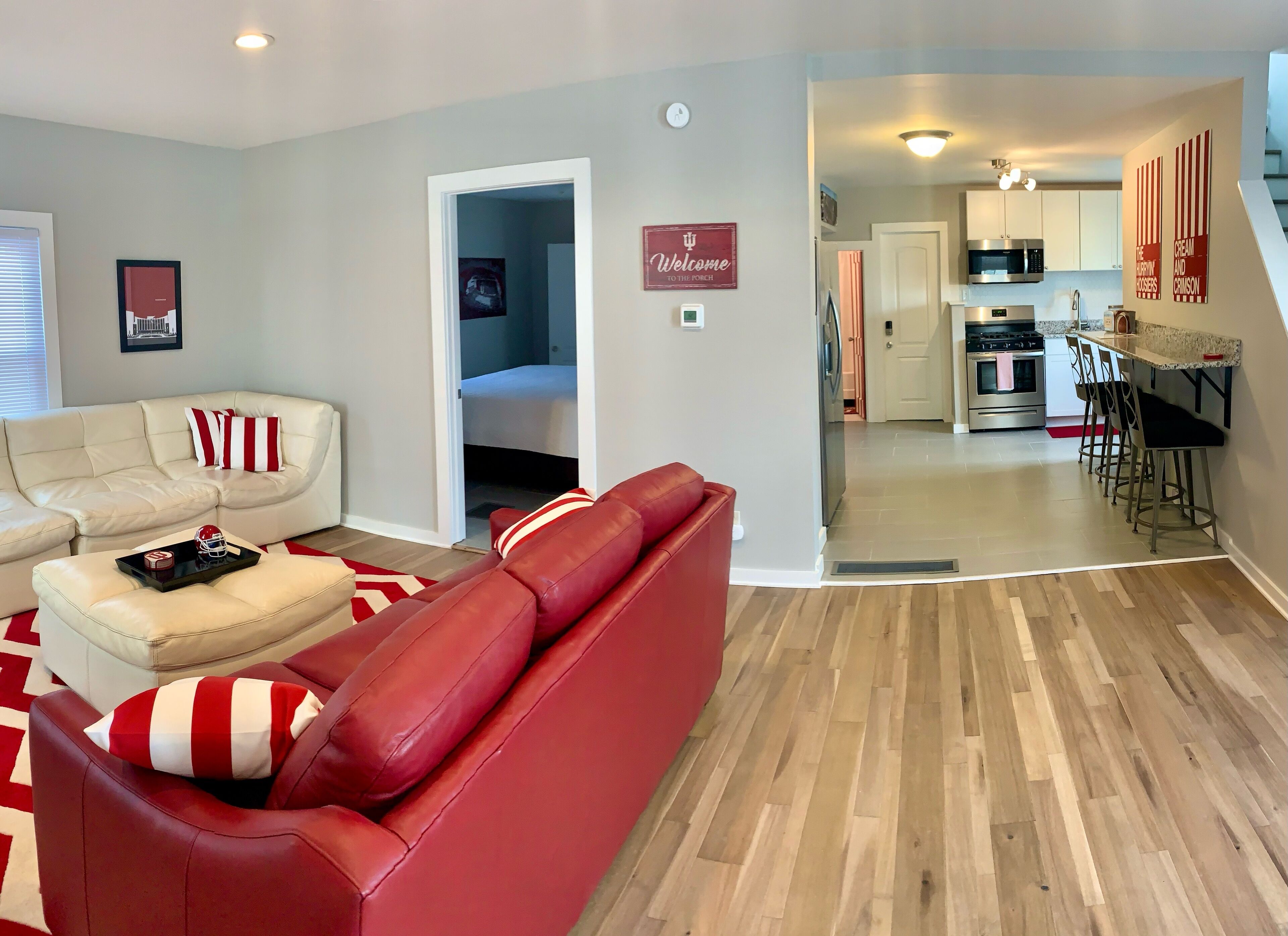 Memorial Stadium & Assembly Hall House: The Porch