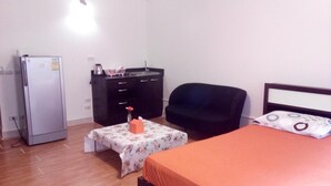 Apartment, 1 Schlafzimmer, Stadtblick | Wohnbereich