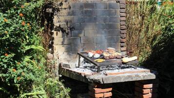 Ferienhaus, 2 Schlafzimmer, Raucher, Terrasse | Grill-/Picknickplatz