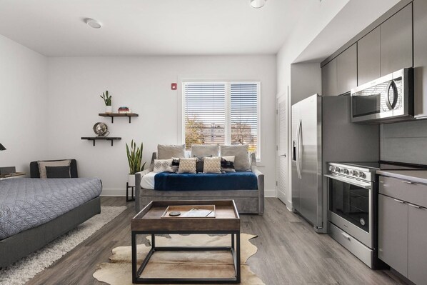 1 bedroom, iron/ironing board, Internet, bed sheets