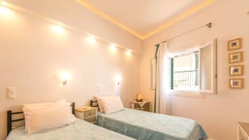Standard Apartment, 2 Bedrooms, Sea View | Iron/ironing board, cribs (free), WiFi (free), bed sheets
