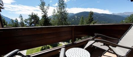 Appartamento, letti multipli, balcone, vista montagna | Balcone