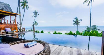 The Delux Villa Tao in Balian, facing the Indian Ocean !