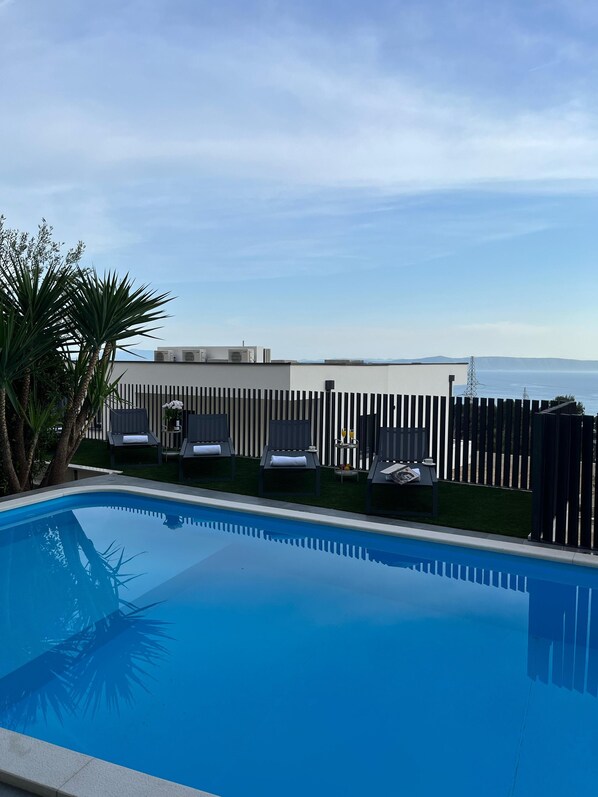 Una piscina riscaldata