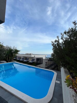 Una piscina riscaldata