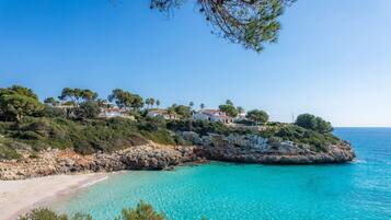 Vlak bij het strand, strandlakens