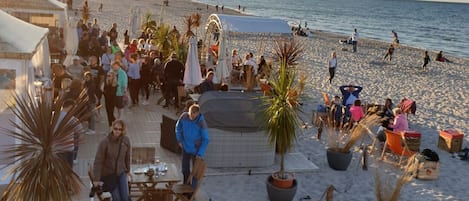 On the beach