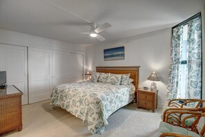 2 makuuhuonetta, silitysrauta/-lauta, ilmainen Wi-Fi, vuodevaatteet