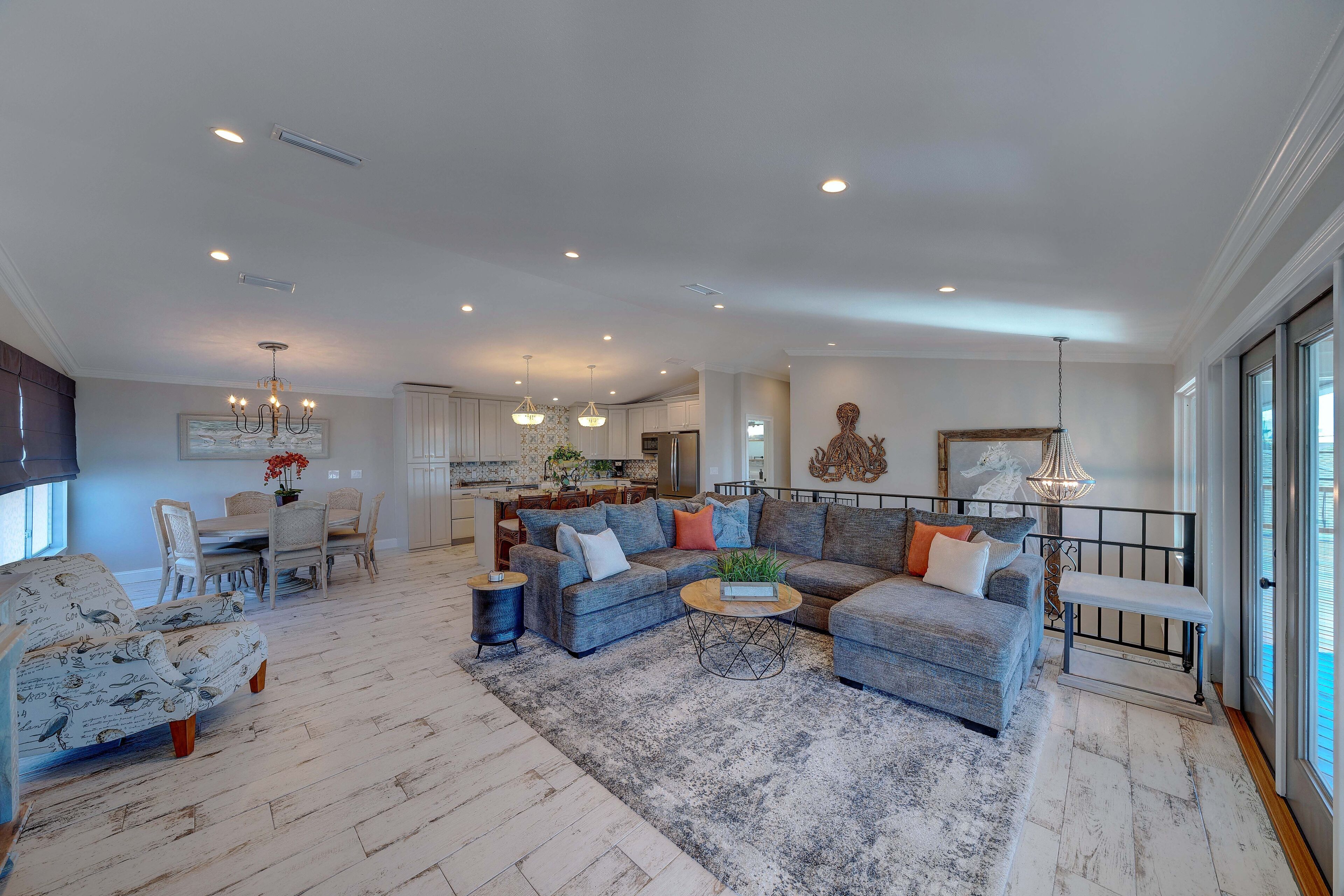 Amazing Gulf View Home with 800 sf Rec Room, Private Heated Pool - Pet Friendly