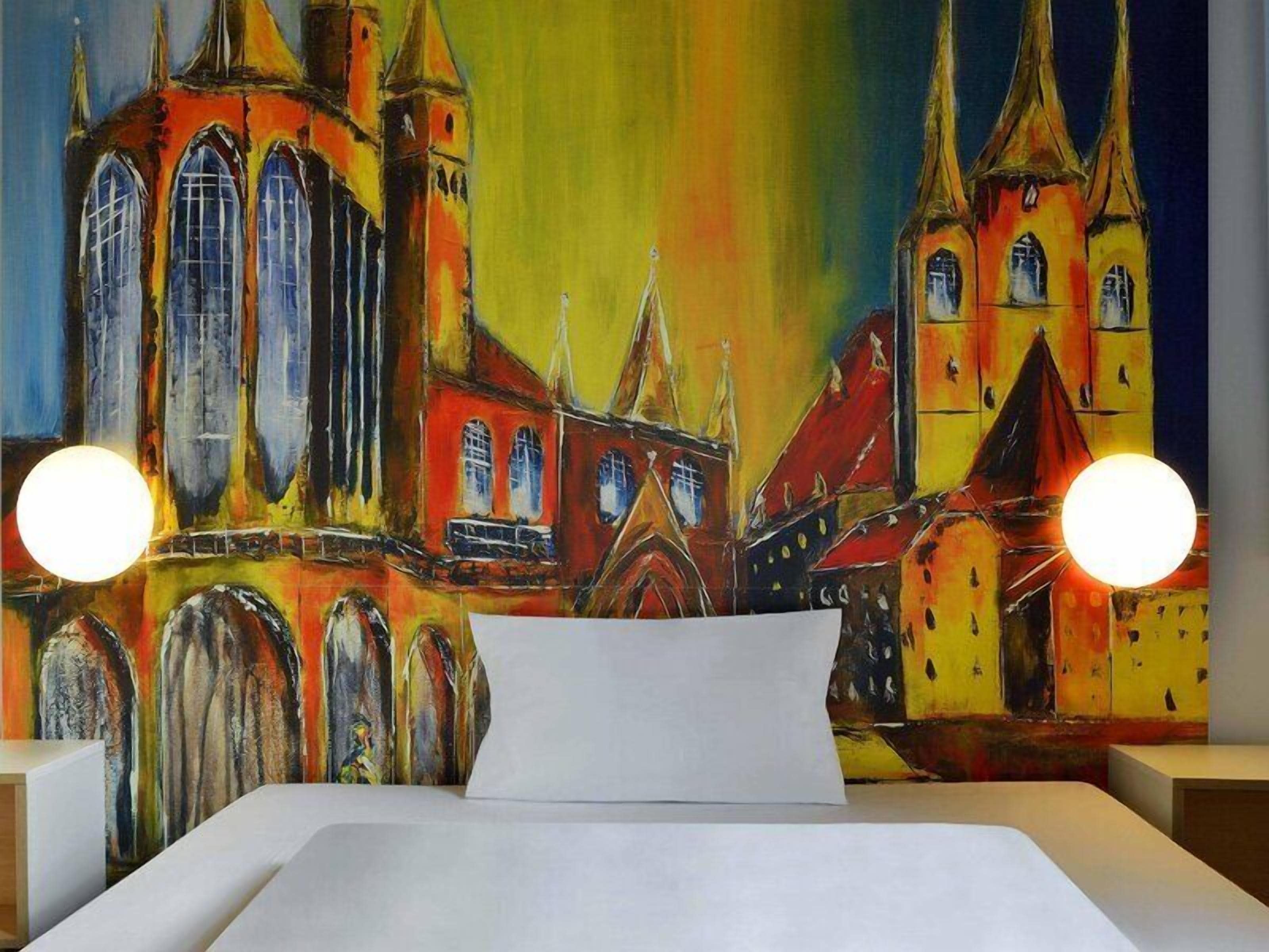 Habitación doble | Escritorio, insonorización, wifi gratis y ropa de cama 