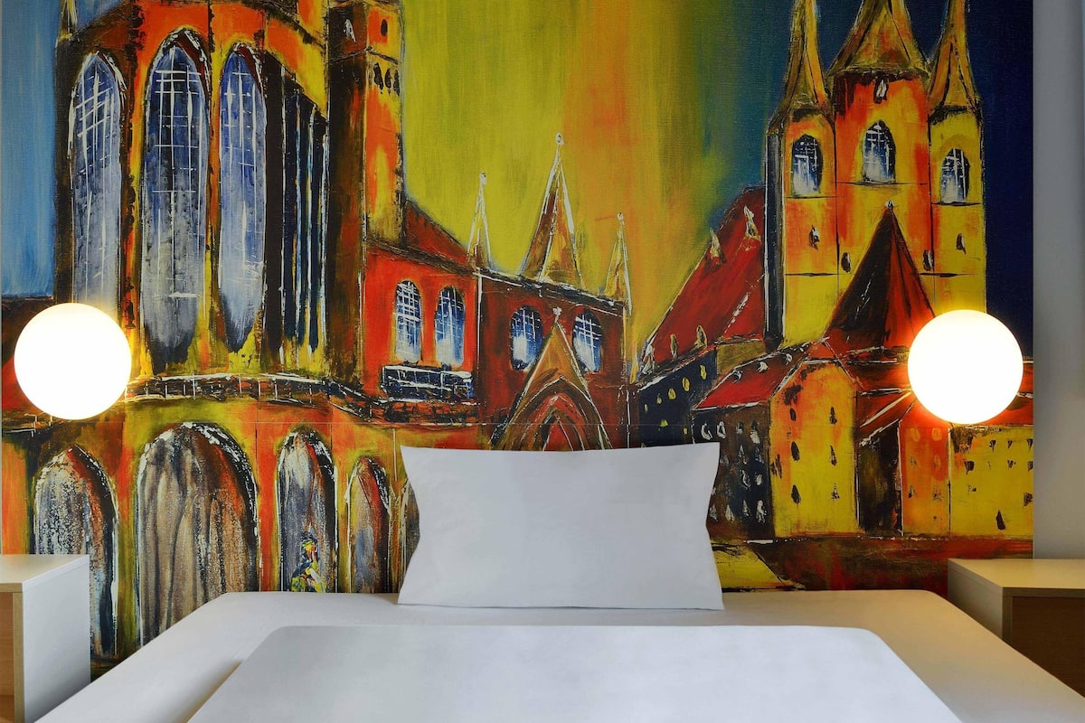 Chambre Double | Bureau, chambres insonorisées, Wi-Fi gratuit, draps fournis