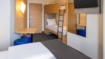 Bureau, chambres insonorisées, Wi-Fi gratuit, draps fournis