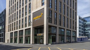 A modern hotel building with a prominent 'Maladron Hotel' sign. - Maldron Hotel Glasgow City (Glasgow)