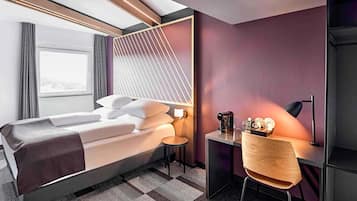 Premium-Doppelzimmer | Schreibtisch, schallisolierte Zimmer, kostenloses WLAN, Bettwäsche