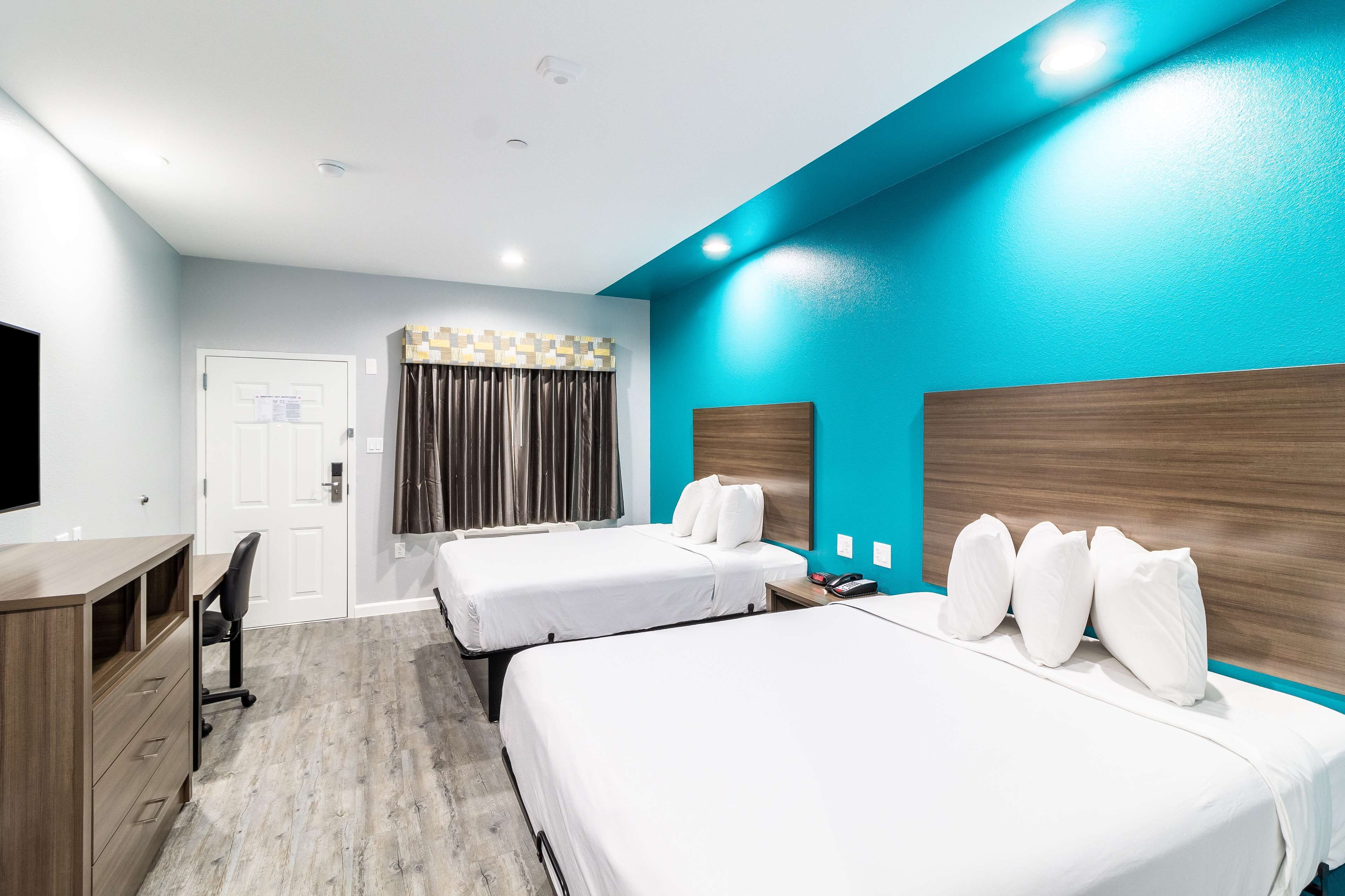 desk, laptop workspace, blackout curtains, soundproofing