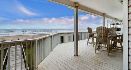 Beachfront Rose - FRONT ROW- Private WALKOVER -Remodeled - Sleeps 14 - EPIC VIEW