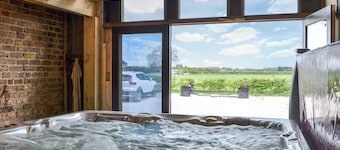 Stunning barn conversion with hot tub.