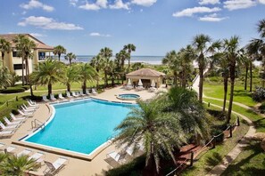 Pool - AGN 308 - Epic Ocean View!!!  FREE FUN & a Beach lovers dream with breathtaking ocean view! (Saint Augustine)