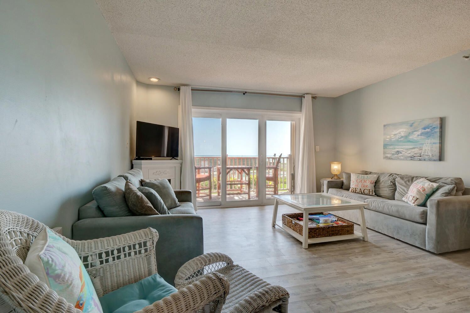 Oceanfront End Unit 2BR Condo-Topsail Dunes Unit 3114-Linens Included