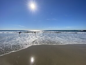 Beach nearby, beach towels