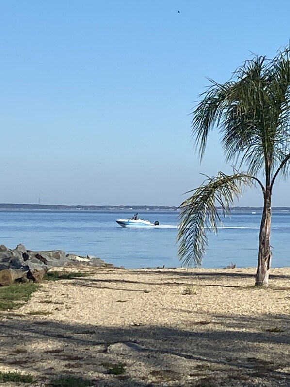 Beach nearby, sun-loungers, beach towels