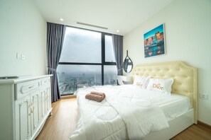 Apartment, 2 Bedrooms | Premium bedding, memory-foam beds, individually decorated - Bom Homes - Vinhomes Skylake Serviced Apartment (Hanoi)
