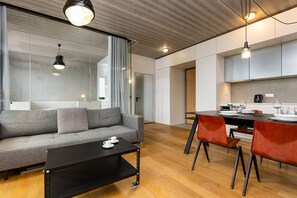 Apartment, 1 Bedroom, Balcony | Living area - Apartment Praga Center by Renters (Warsaw)