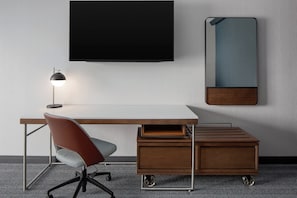 1 bedroom, desk, laptop workspace, blackout drapes