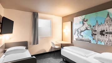 Roupas de cama premium, escrivaninha, quartos à prova de som