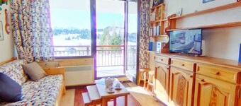 Les Saisies: 1-bedroom apartment for 4, central location