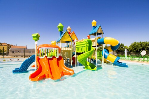 Family Camping With Water Park in Summer Season