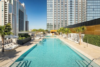 Outdoor pool, open 8:00 AM to 10:00 PM, cabanas (surcharge) at JW Marriott Tampa Water Street