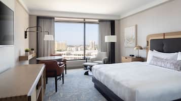 In-room safe, desk, laptop workspace, blackout drapes