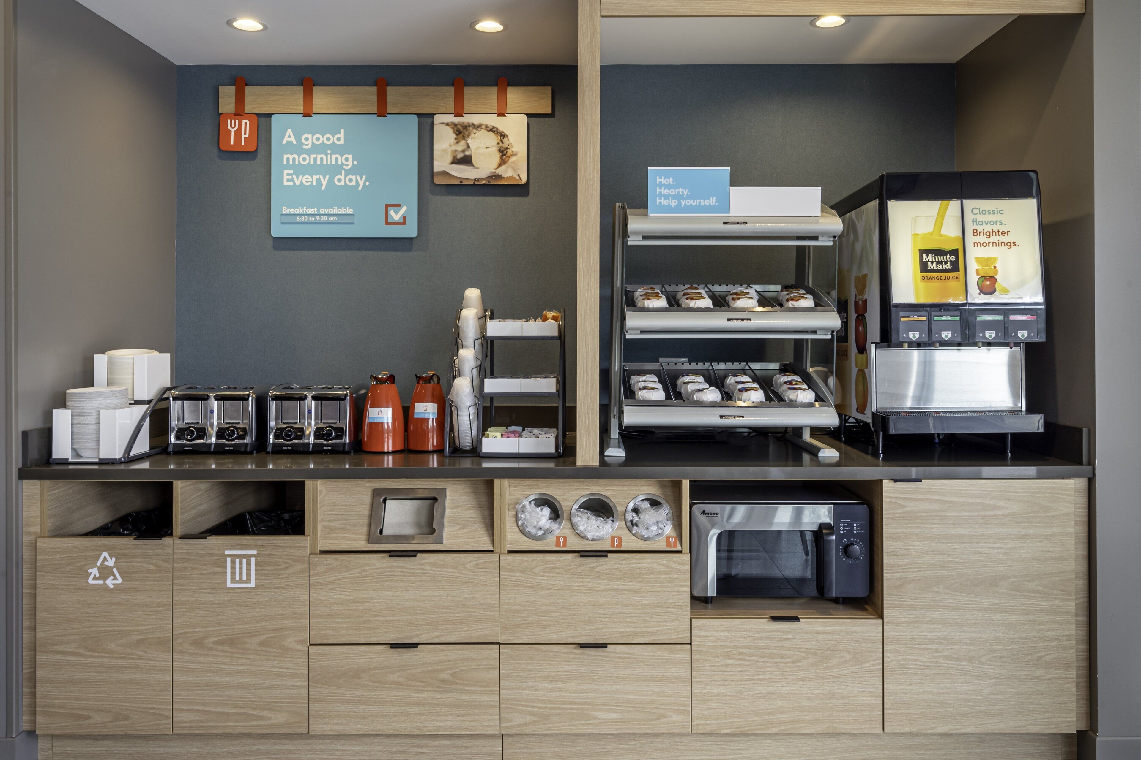 free daily on-the-go breakfast