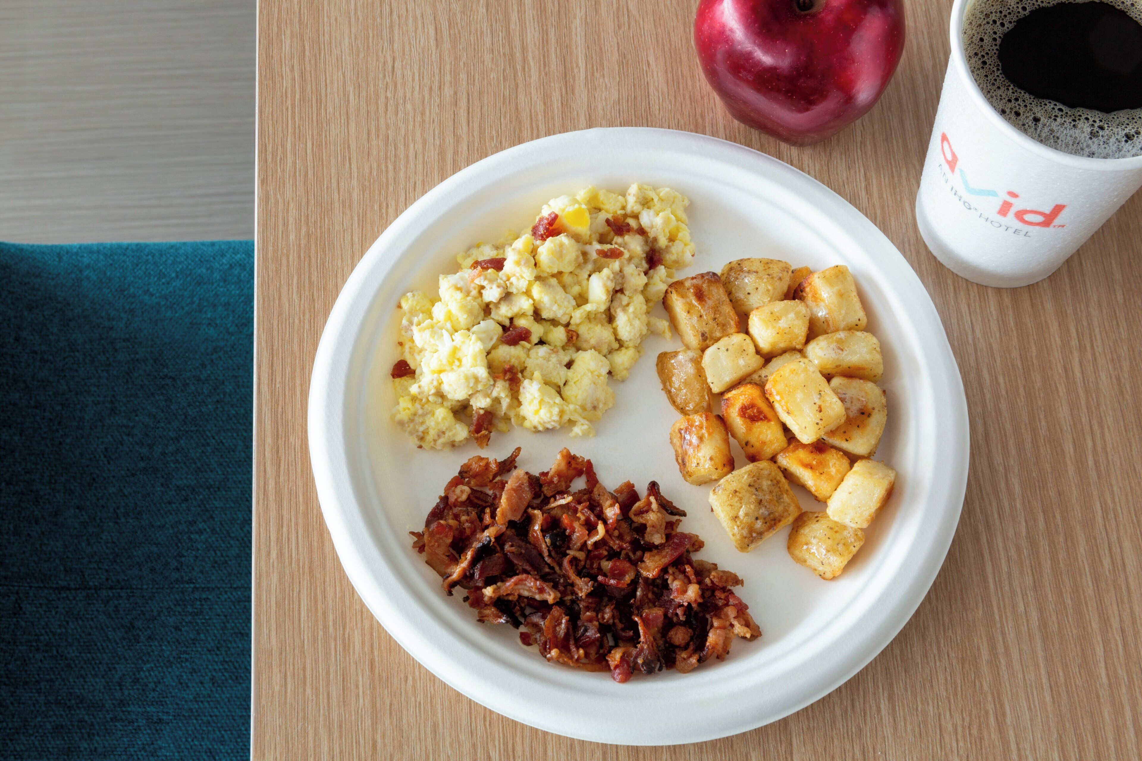 Free daily on-the-go breakfast