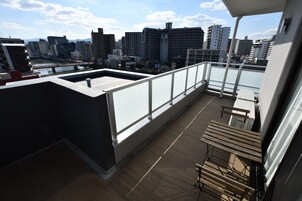 Deluxe-Apartment | Blick vom Balkon