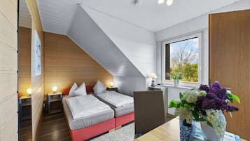 1 室のベッドルーム、WiFi、ベッドシーツ