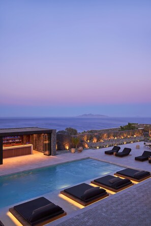 Honeymoon Suite with Private Pool, Sea View | Beach/ocean view - SantAnna Luxury Suites (Santorini)