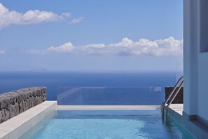 Honeymoon Suite with Private Pool, Sea View | Private pool - SantAnna Luxury Suites (Santorini)