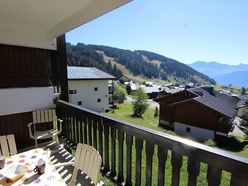 Studio cosy 4 pers avec balcon, centre Les Saisies