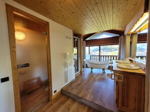 Hair dryer, bathrobes, towels - Stunning 6-room apartment at the foot of the slopes, 4 ensuite bedrooms, Les Gets center (Les Gets)