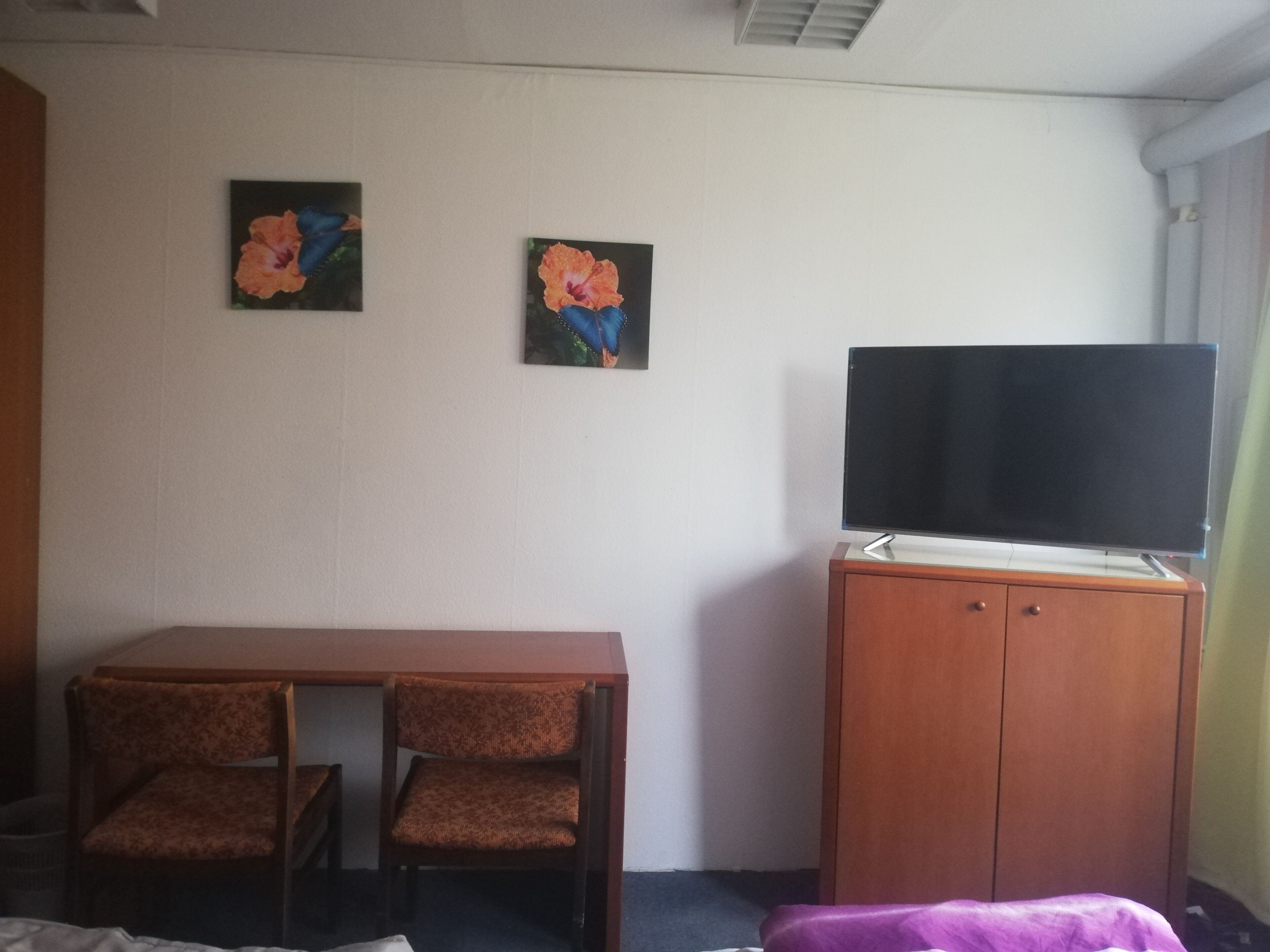 Basic-Doppel- oder -Zweibettzimmer, Gemeinschaftsbad | Zimmerausstattung