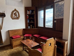 Interior - Studio with mezzanine Les Saisies, pets allowed (Les Saisies)