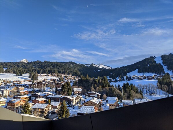 Blick von der Unterkunft