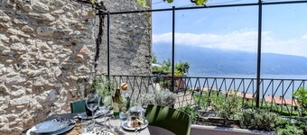 Rustico Minichèto -La Vigna: lovely apartment wit lake view balcony