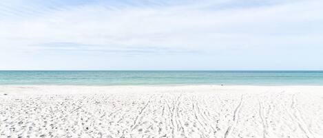 On the beach